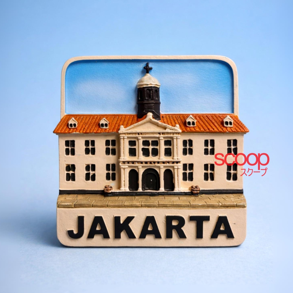 Scoop Magnet Kulkas Fridge Magnet Souvenir Jakarta 68120600