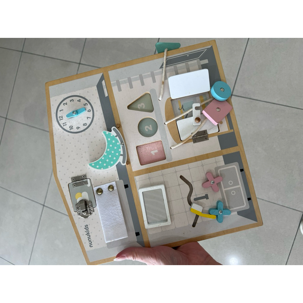 nunukids aesthetic busy board preloved second