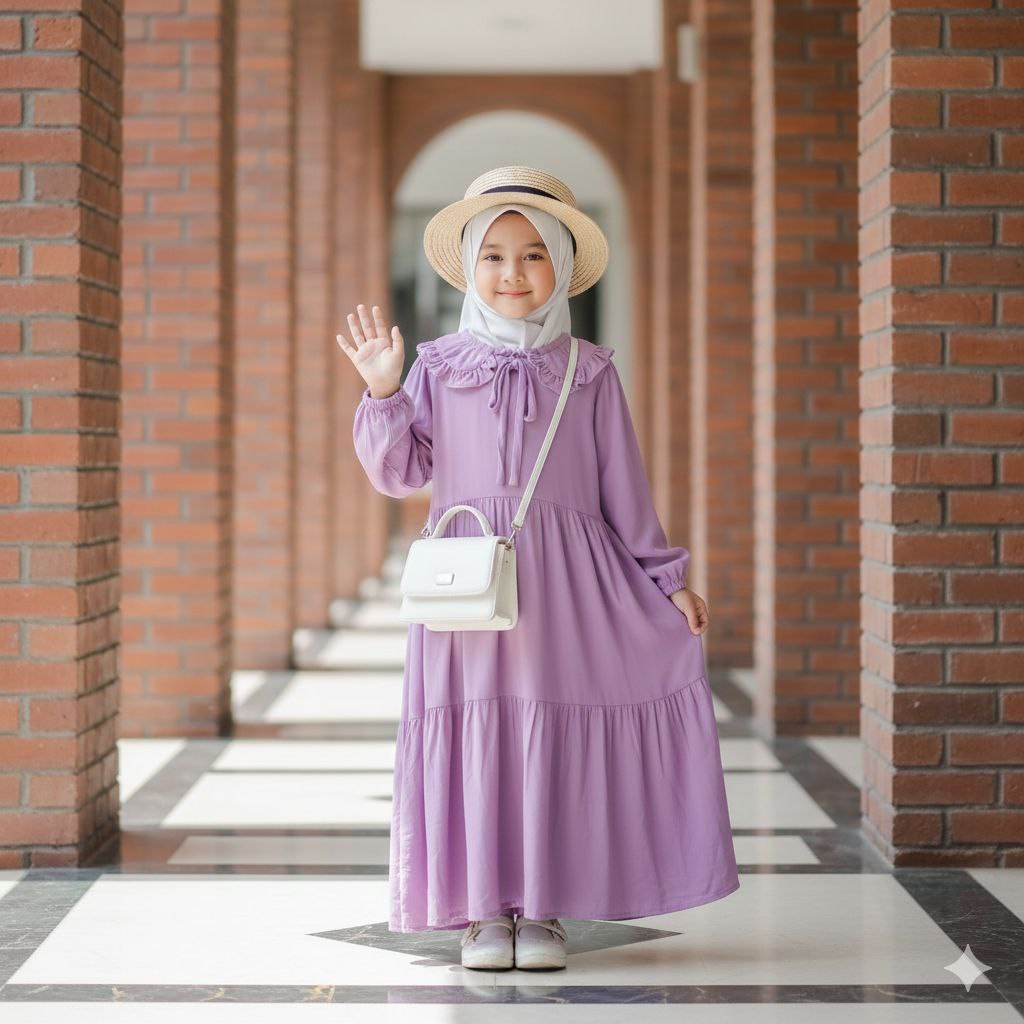 MIDI DRESS MUSLIM ANAK 1-15 TAHUN