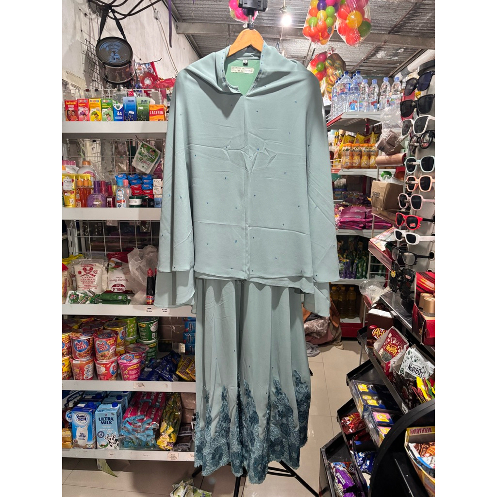 PL GAMIS CERUTY HIJAU TOSCA