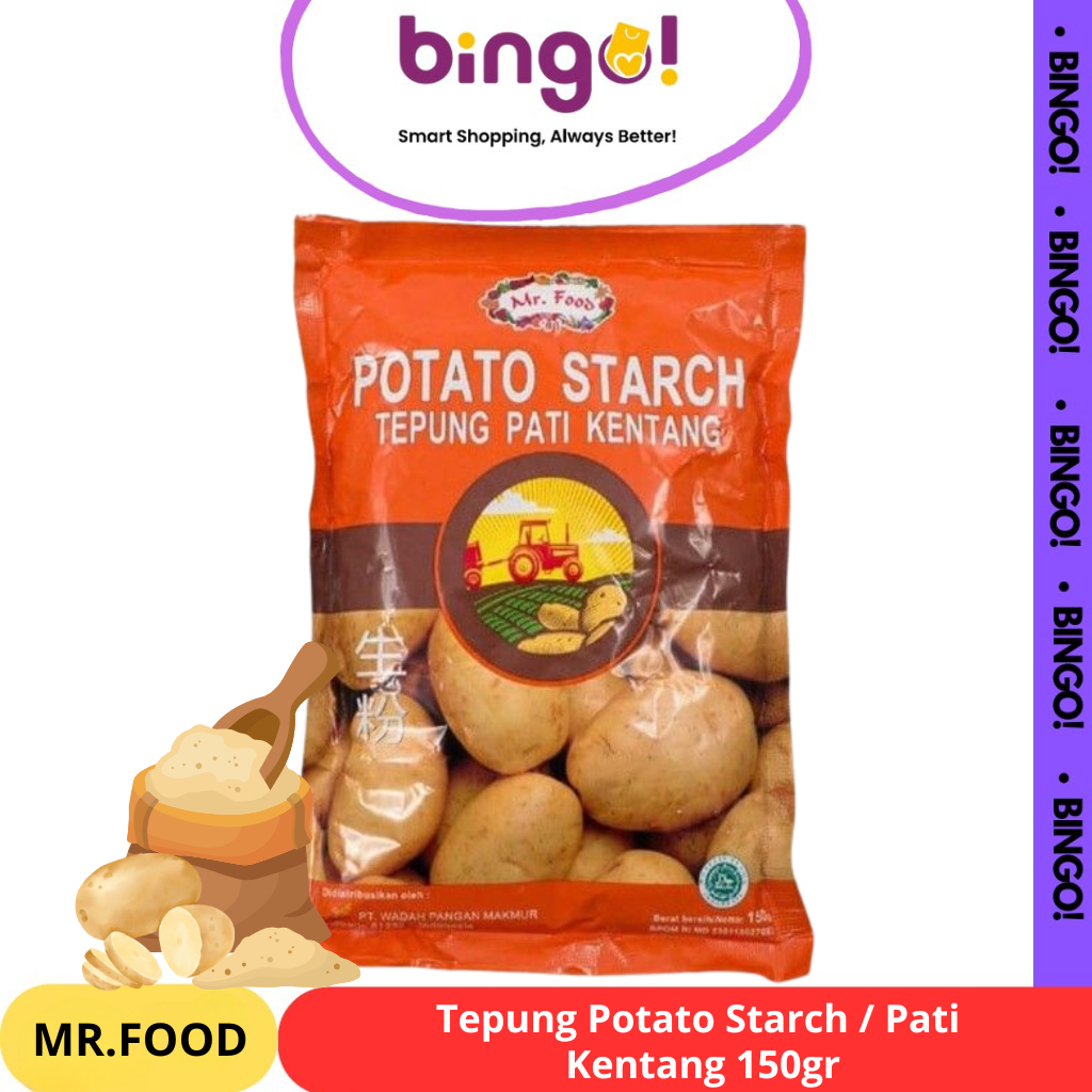 Mr Food Potato Starch 150g | Tepung Pati Kentang Ekstrak Kentang