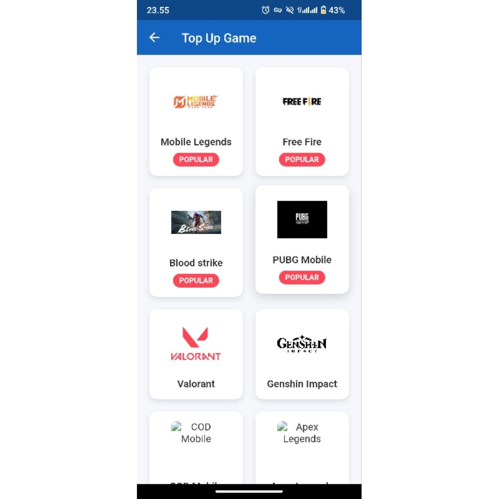 script bukaolshop kategori game