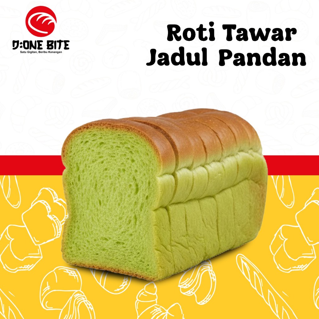 Roti Tawar Jadul Pandan - Roti Tawar Homemade
