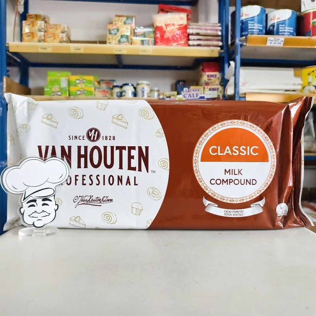 Van Houten Milk Compound 1Kg / Milk Coklat VanHouten / Coklat Susu Batang Van Houten