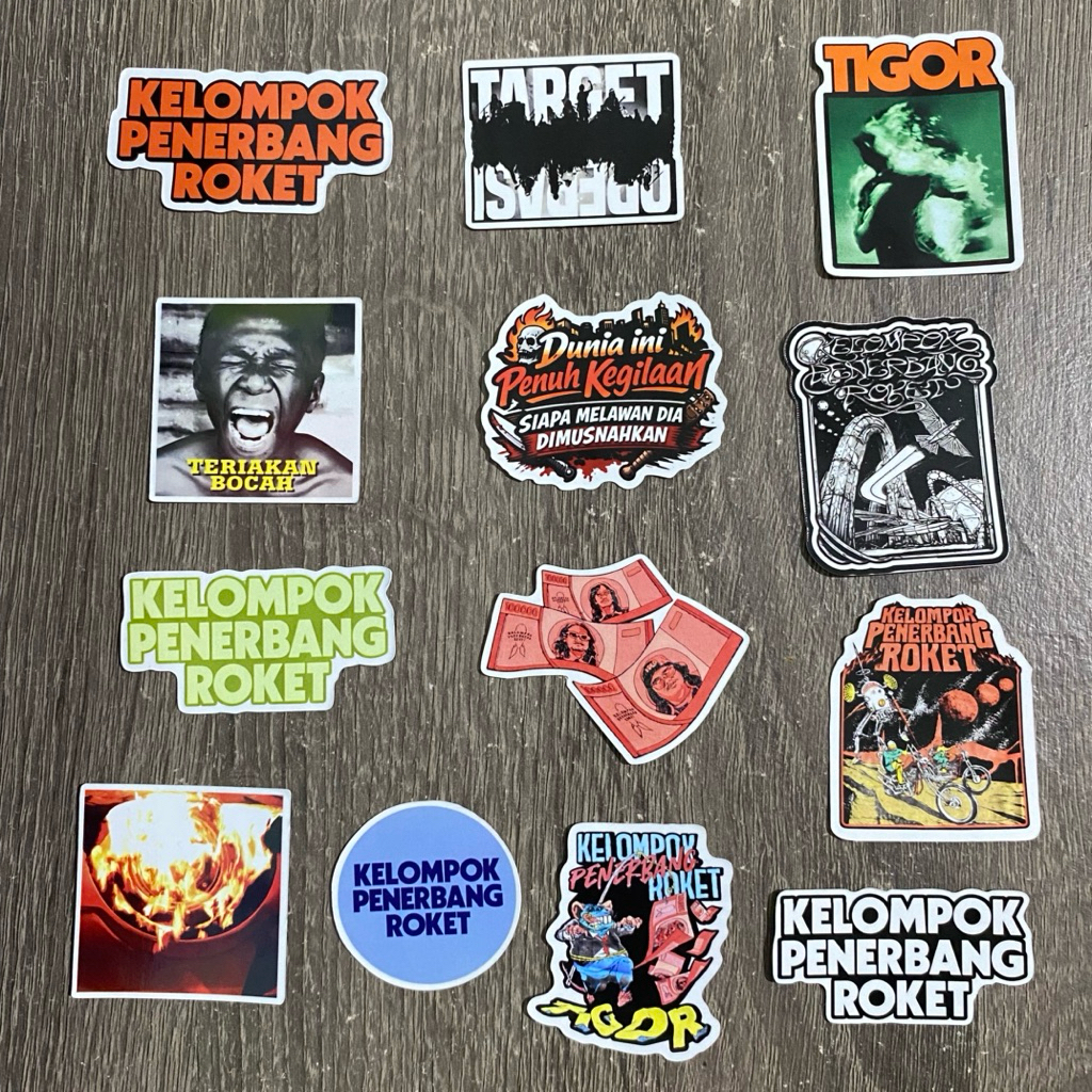 KELOMPOK PENERBANG ROKET | COD Sticker Pack Vinyl Kelompok Penerbang Roket