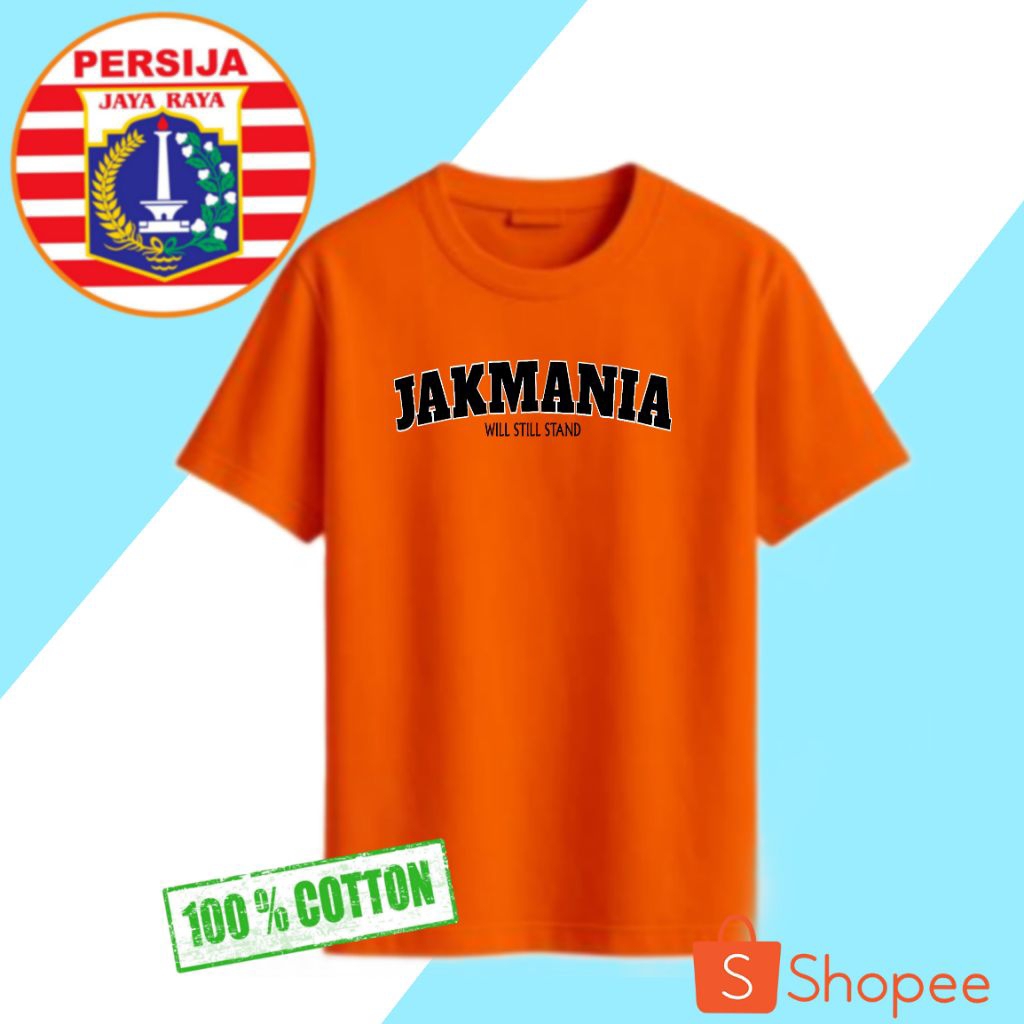 KAOS DISTRO PERSIJA JAKARTA JAKMANIA KAOS HITAM DISTRO PERSIJA ORIGINAL