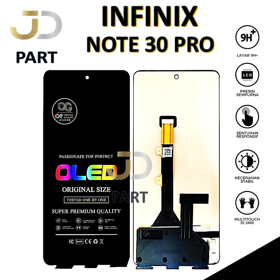 LCD TOUCHSCREEN INFINIX NOTE 30 PRO FULLSET ORIGINAL 100% COMPLETED