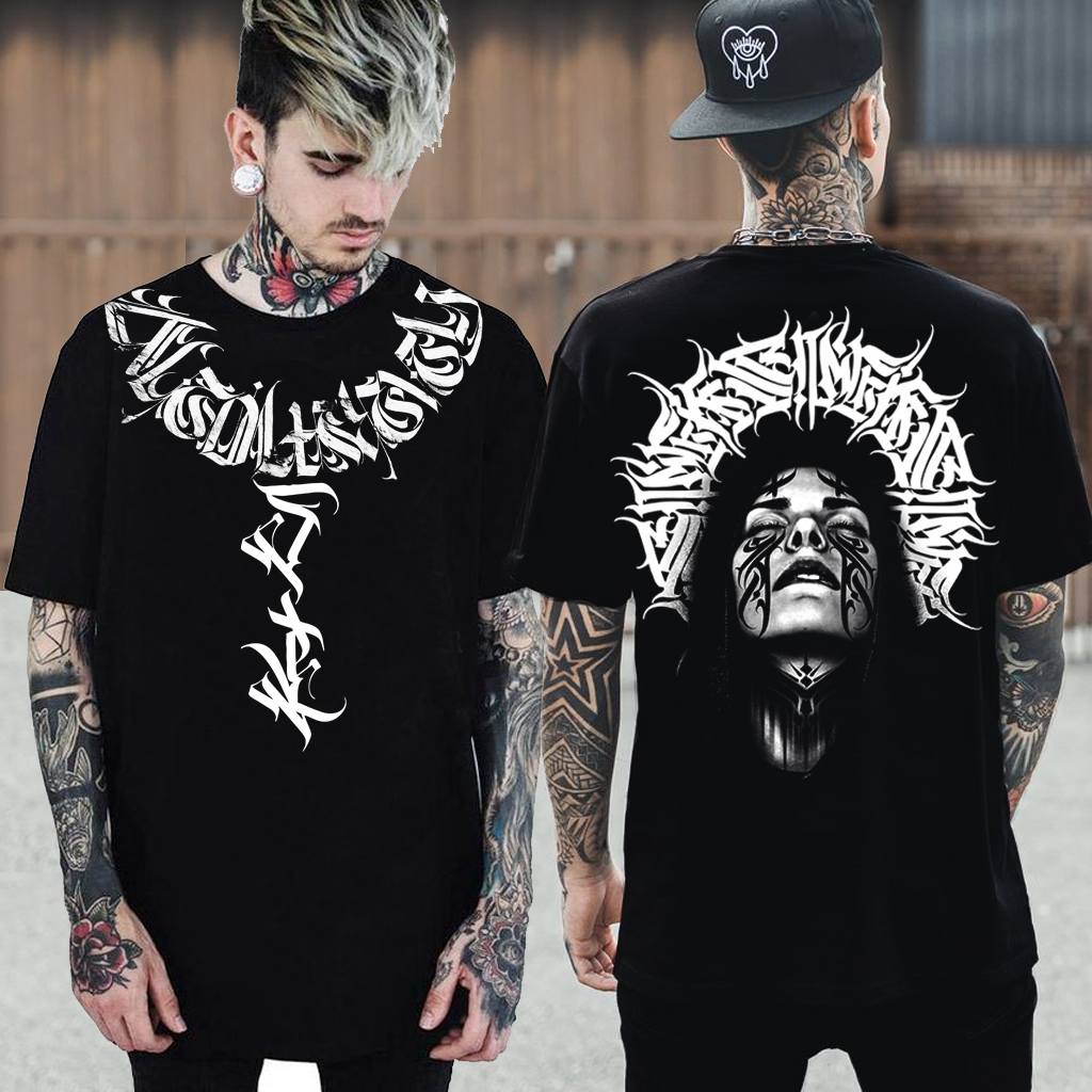 KAOS TATTO MAS BERTO KAOS JUMBO BIGSIZE OVERSIZE 2XL 3XL 4XL