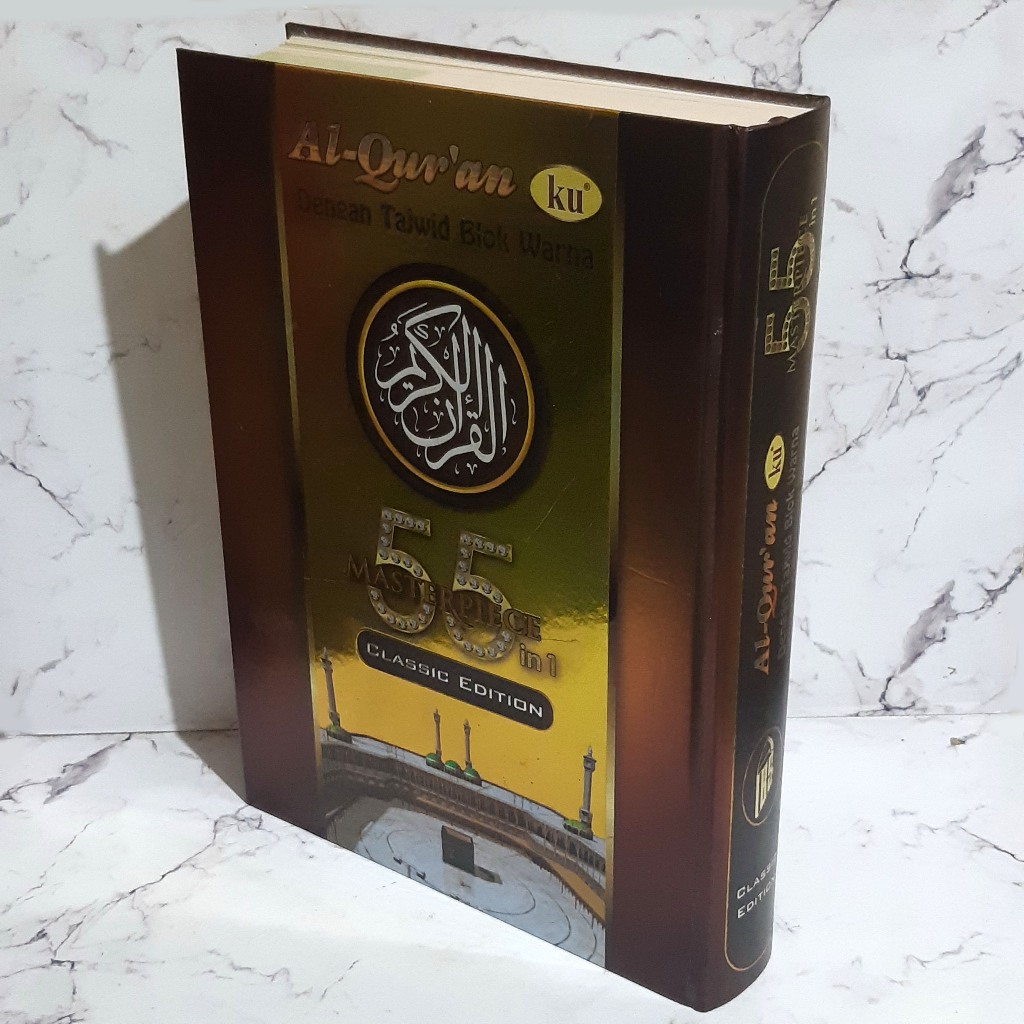 Al-Qur'an ku Classic Edition Hardcover 55 Masterpiece in 1 (Preloved) Dengan Tajwid Blok Warna