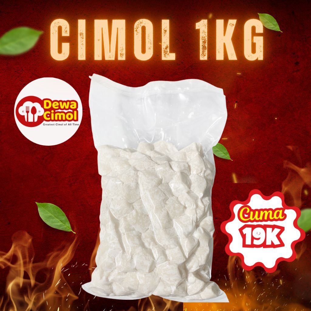 CIMOL MENTAH 1KG MURAH MERIAH CIMOL KILOAN ANTI MELEDAK CAP DEWA CIMOL