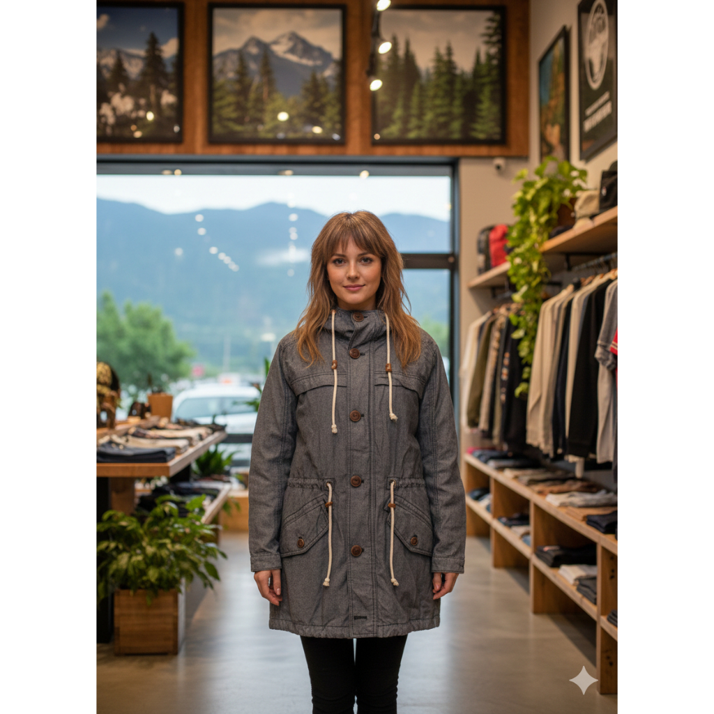 Giordano Jacket Parka Denim Unisex