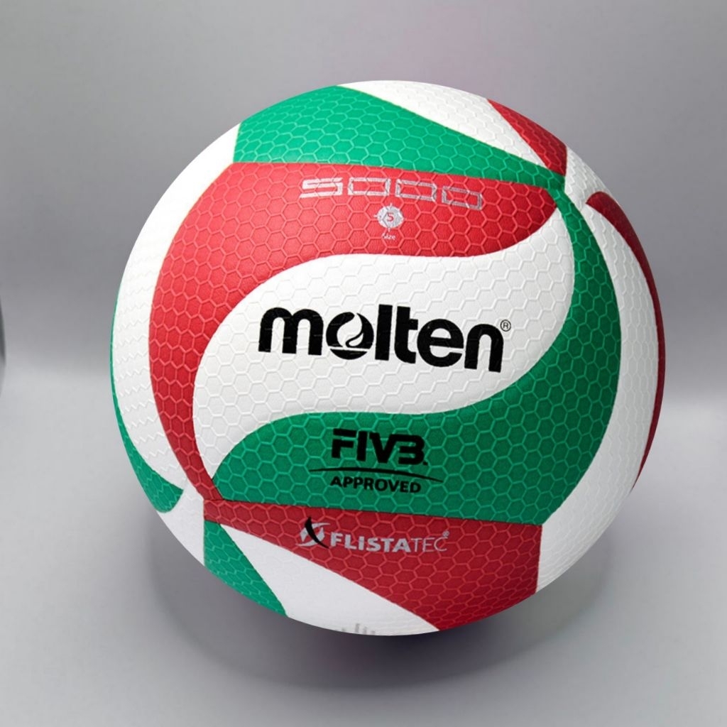 MOLTEN Bola Voli Molten Size 5 Kualitas Indoor Outdoor Ball Voli Molten  Free Pentilator Bola