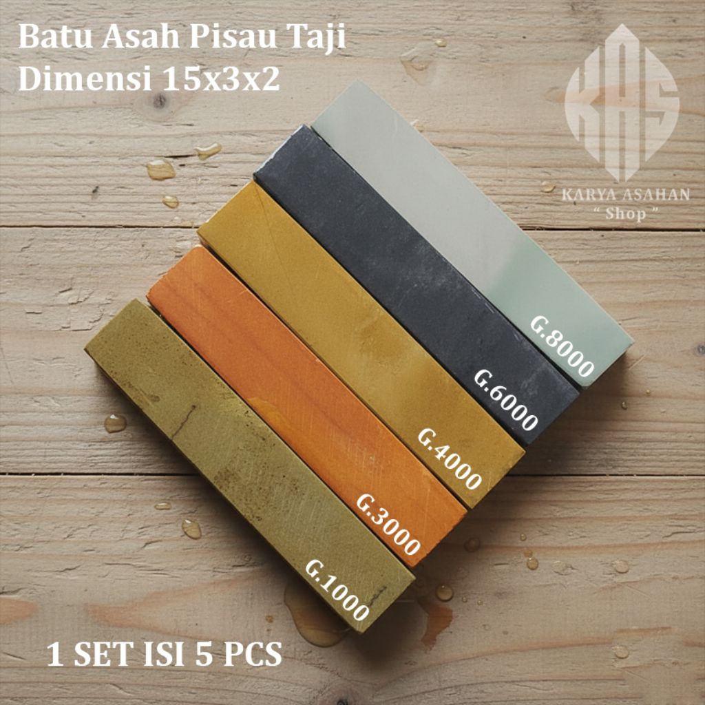 BATU ASAHAN PISAU TAJI AYAM ASLI ALAM DIMENSI 15X3X2