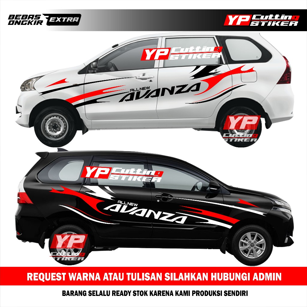 Sticker mobil toyota avanza all new xenia dll stiker list api mobil avanza keren tahan lama