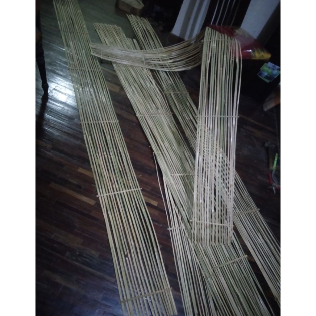 anyaman bambu dekorasi