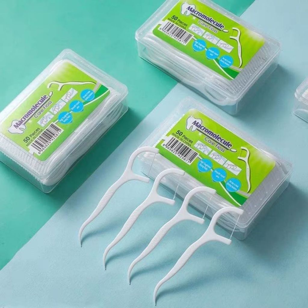 Tusuk Gigi Plastik Dental Floss - Tusuk Gigi Benang