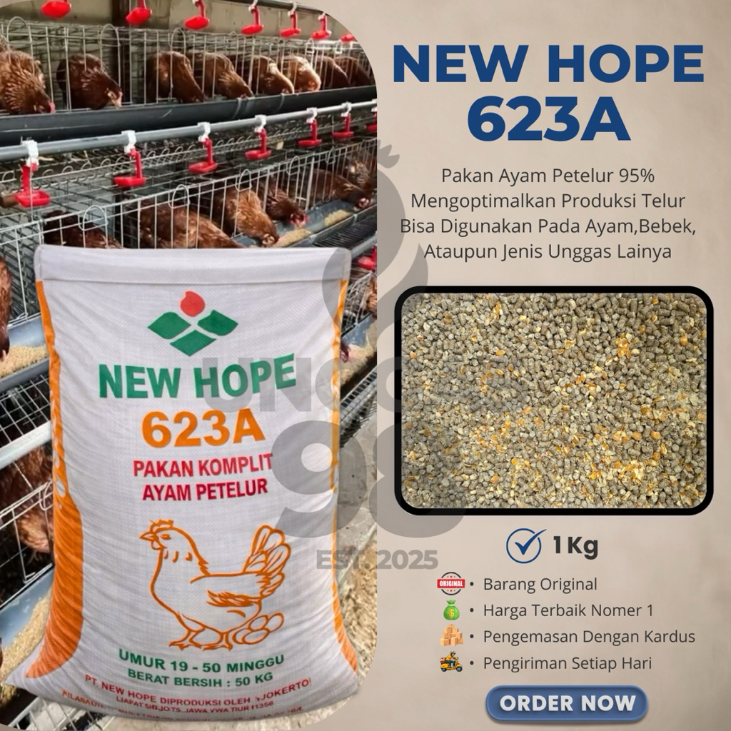 NEW HOPE 623A VOER PAKAN AYAM PETELUR UNGGUL