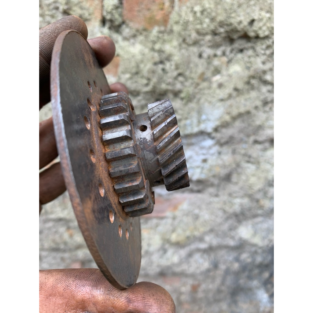 gigi kopling vespa excel 21T orginal garis 1