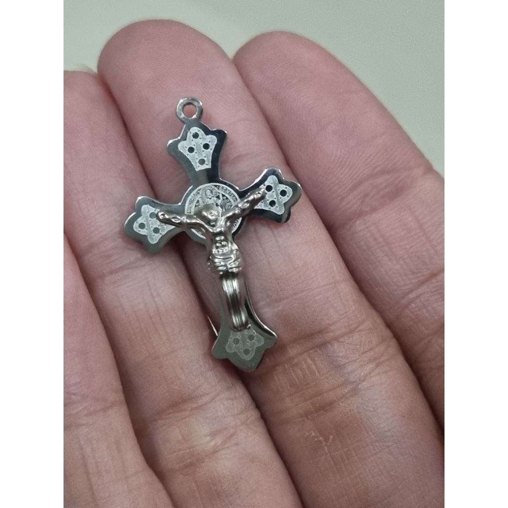 salib rosario titanium anti karat