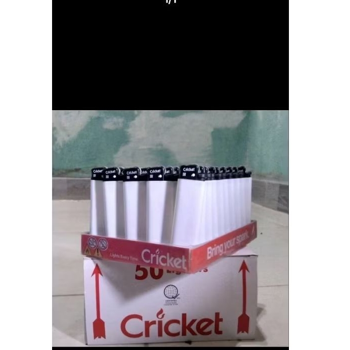 korek cricket roda putih polos