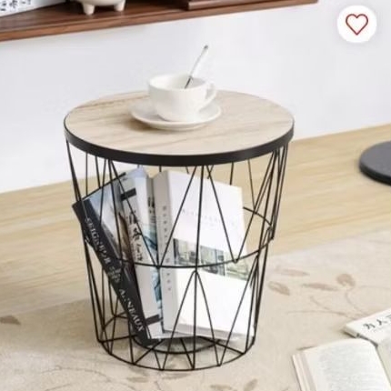 Informa Topaz Meja Tamu Bulat – Meja Ruang Tamu dengan Penyimpanan, Kokoh & Minimalis