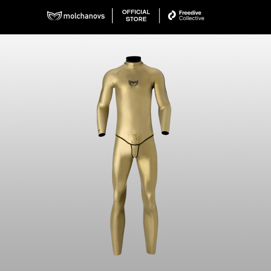 Molchanovs Men's SPORT Wetsuit 1.5mm Glideskin/Inside-Lined / Pakaian Wetsuit Pria