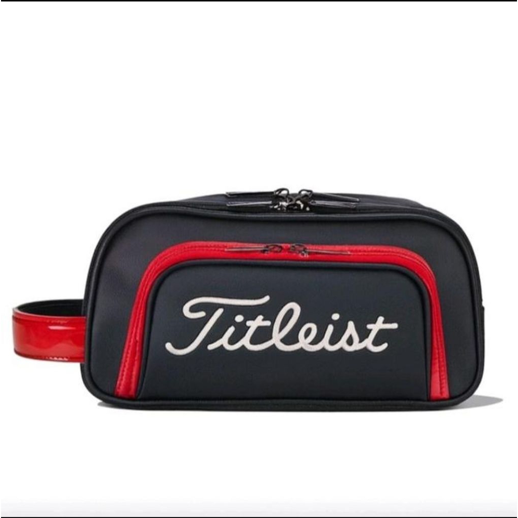 Pouch Bag Golf Titleist Kulit Original