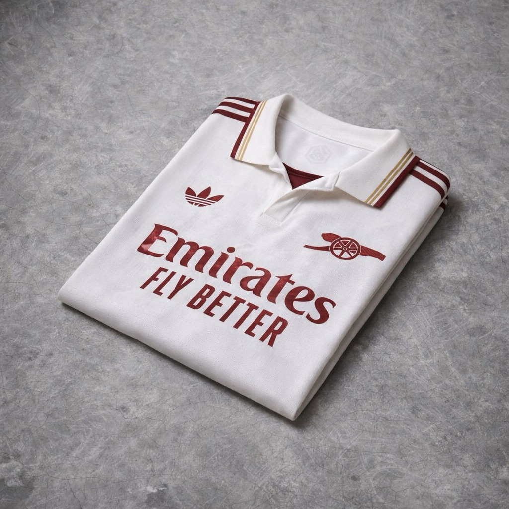 Arsenal FC Third 25/26 Jersey | Retro | Vintage Edition | Jersey Bola | Authentic Jersey