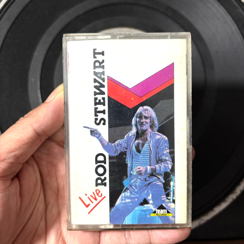 Kaset Pita Rod Stewart Live Team Records / Rock / Rock Album