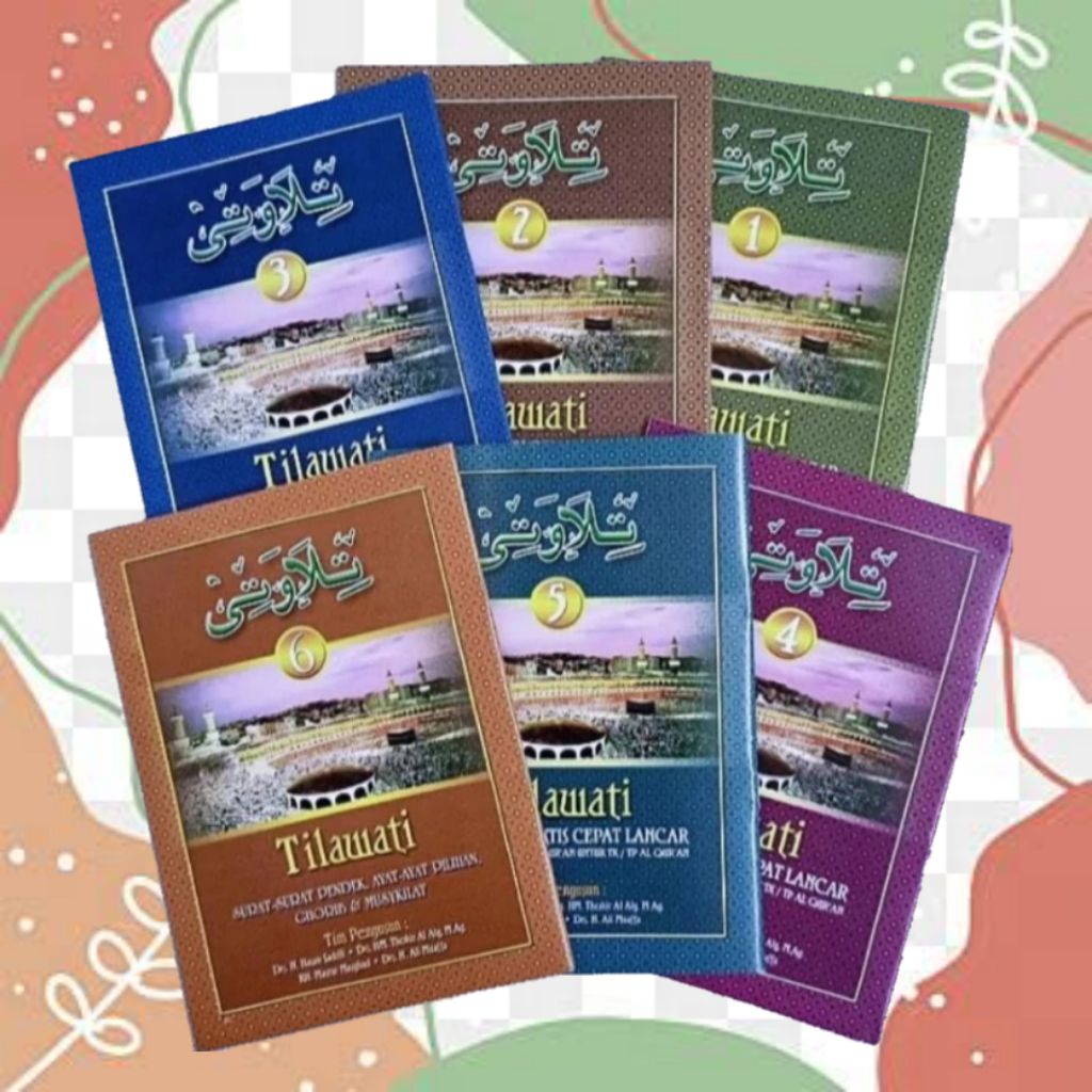 TILAWATI JILID 1 SAMPAI 6 PRETELAN