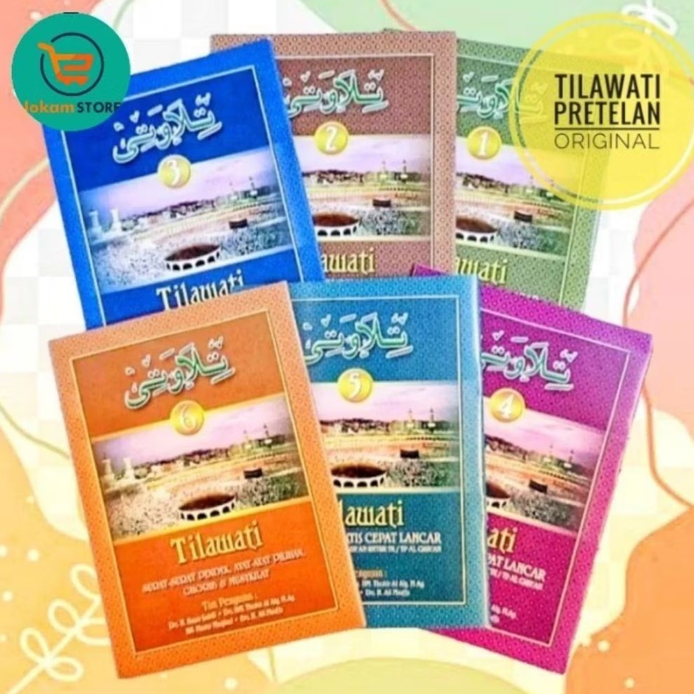 TILAWATI JILID 1 SAMPAI 6 PRETELAN