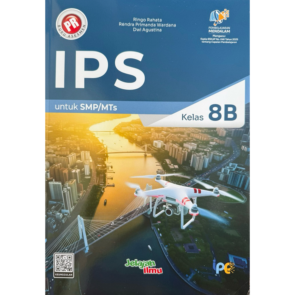 Buku PR IPS kelas 8b, 8 semester 2. Kurikulum merdeka. Intan Pariwara.