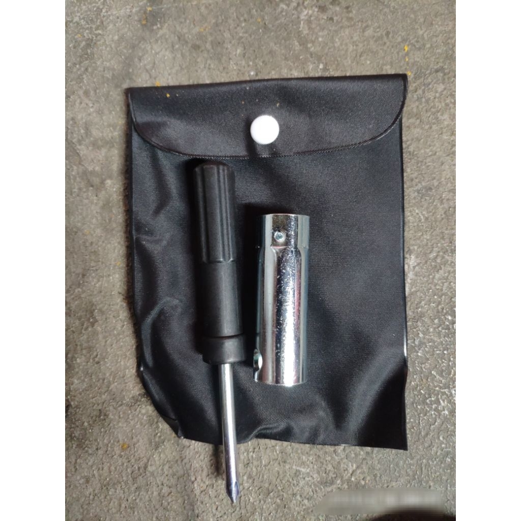 kunci obeng busi toolkit motor beat/vario125/Scoopy/Supra/Revo/Genio ori