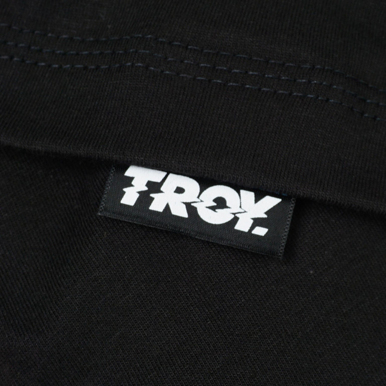 Troy Company Tshirt Black Entrance - Kaos Lengan Pendek Kaos Hitam MTD 3527