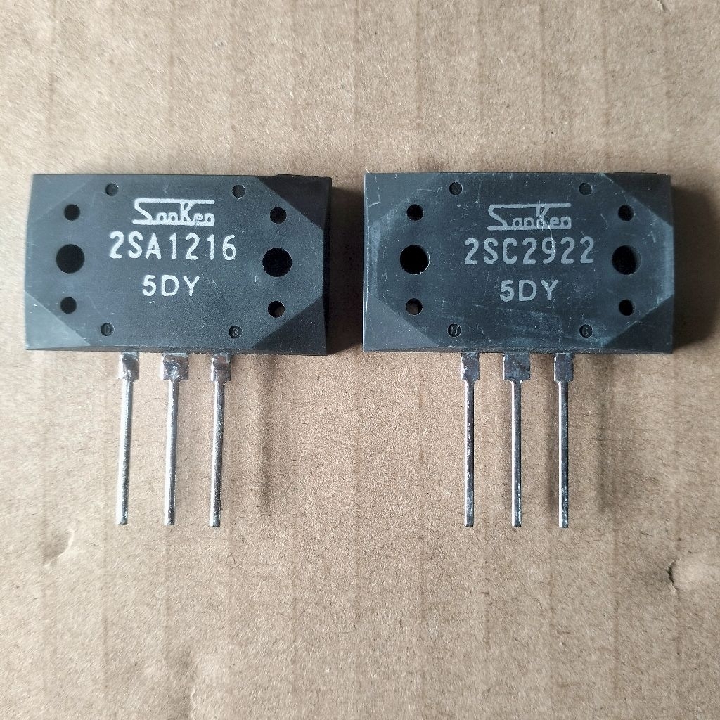 TRANSISTOR FINAL SUPER SANKEN 5DY A1216 C2922 NOMER SATU ORIGINAL JAPAN JEPANG