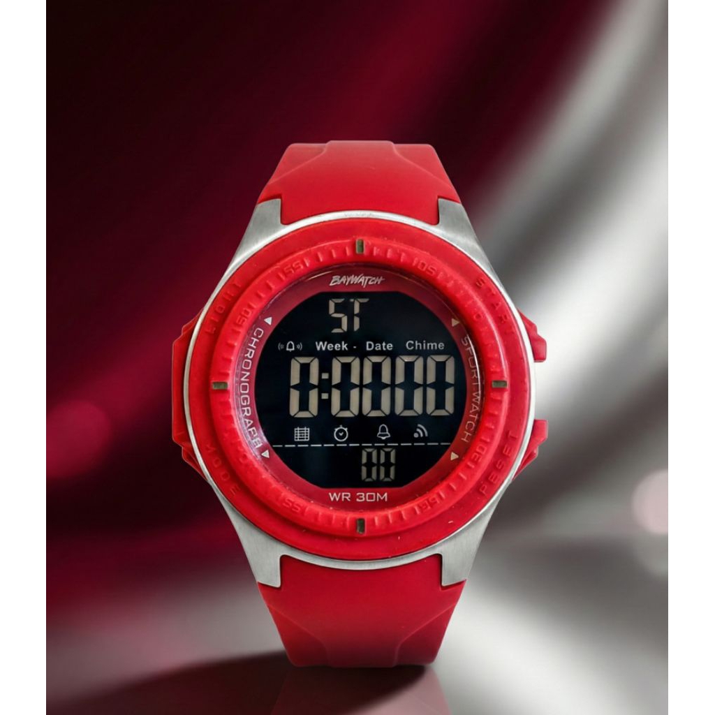 jam tangan digital baywatch 1380