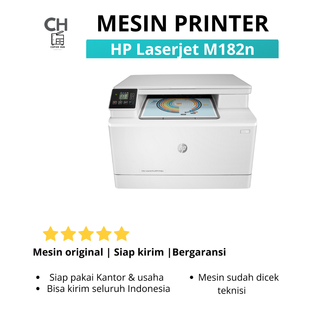 HP Color LaserJet Pro M182n – Printer Laser Warna Multifungsi