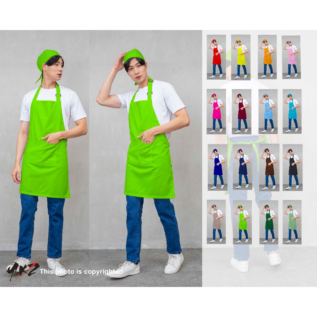 apron chef/apron barista /celemek barista/celemek masak / apron kitchen / celemek dapur /apron polos