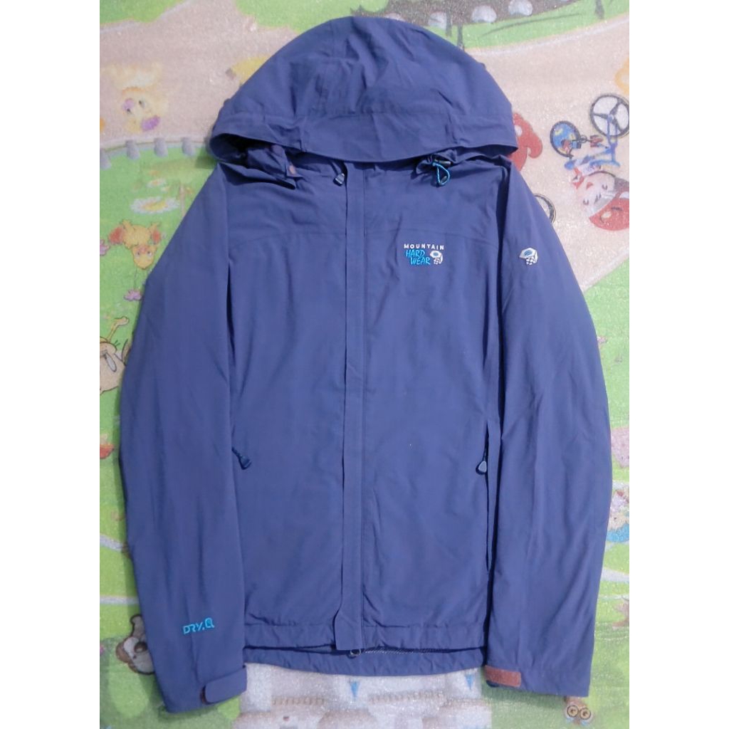 Jaket Outdoor Gorpcore Mountain Hard Wear Dry.Q Dark Navy