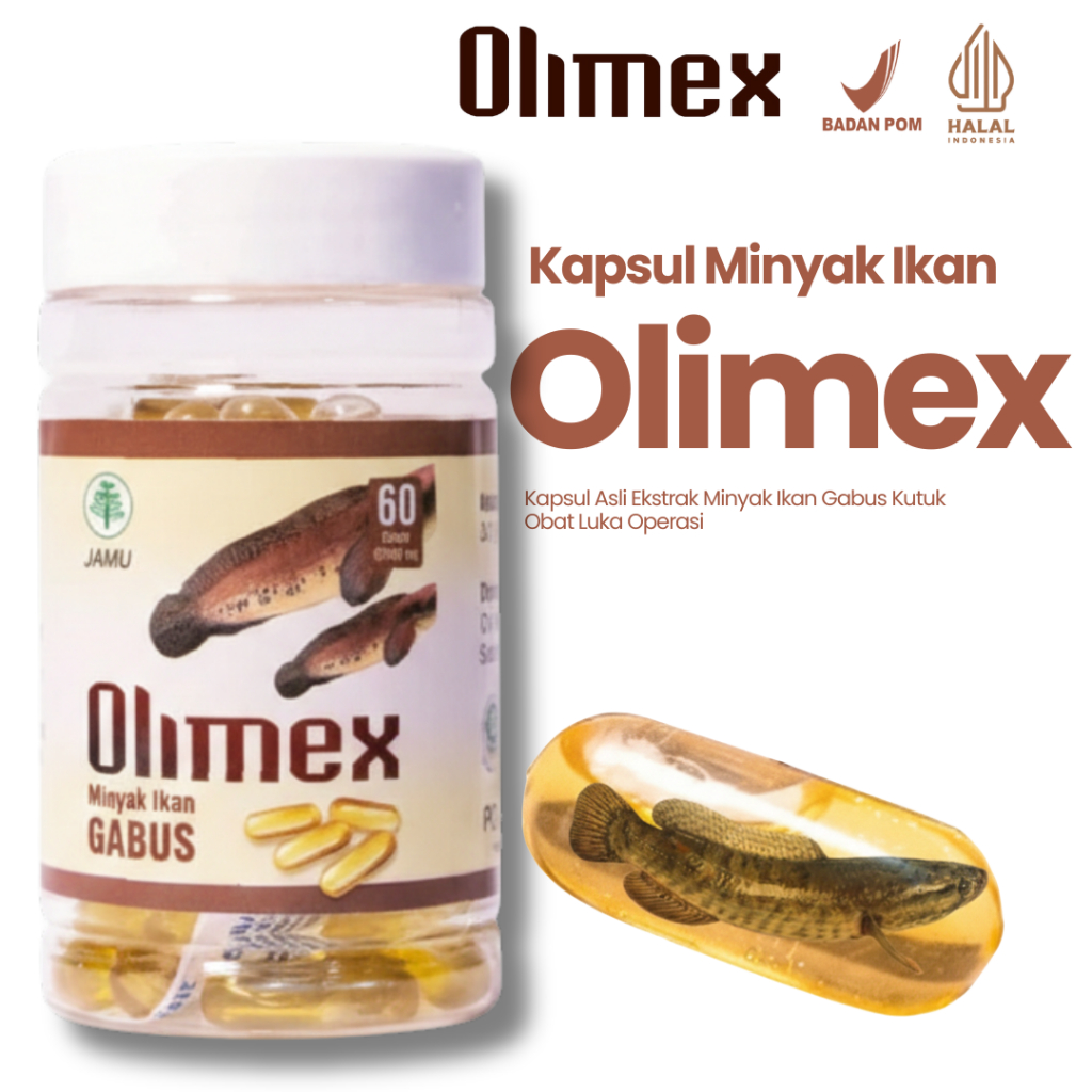 Minyak Ikan Gabus | Olimex Obat Luka Diabetes Asli 100%
