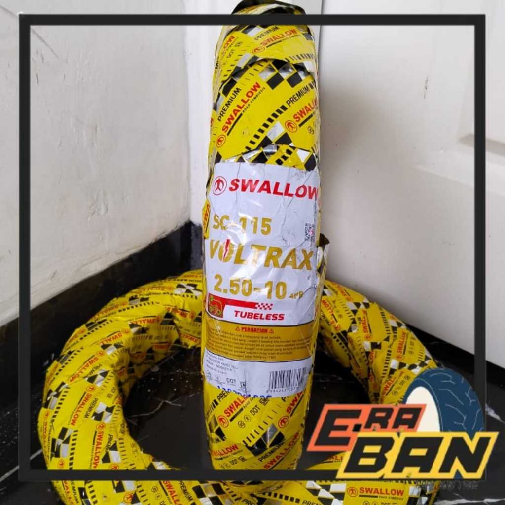 BAN LUAR SWALLOW SC 115 250 RING 10 TUBELESS SEPEDA LISTRIK