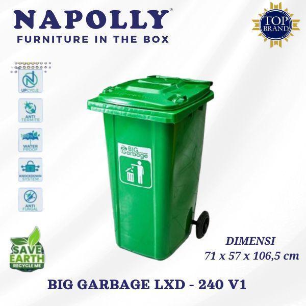 TONG SAMPAH RODA NAPOLLY 100, 120, 240 BIG GARRBAGE TONG SAMPAH BESAR