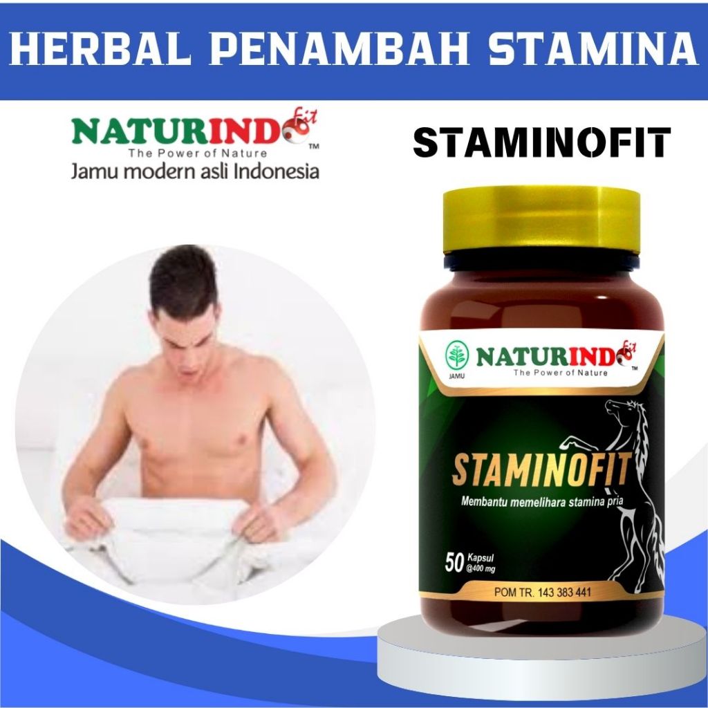 Staminofit Naturindo Suplemen Pria Dewasa Membantu Memelihara Stamina Pria