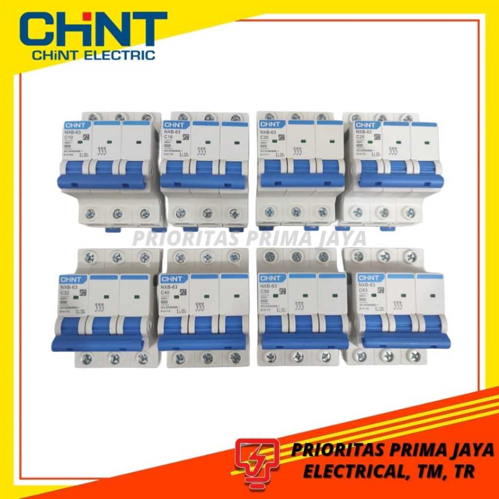 MCB 3P 10A - 63A Chint