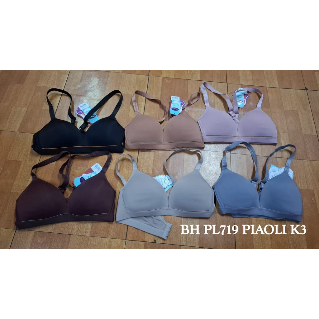 2PCS BH PIAOLI SILKY SOFT PUSH UP PIAOLI CUP B KAIT 3 | BH TANPA KAWAT PUSH UP