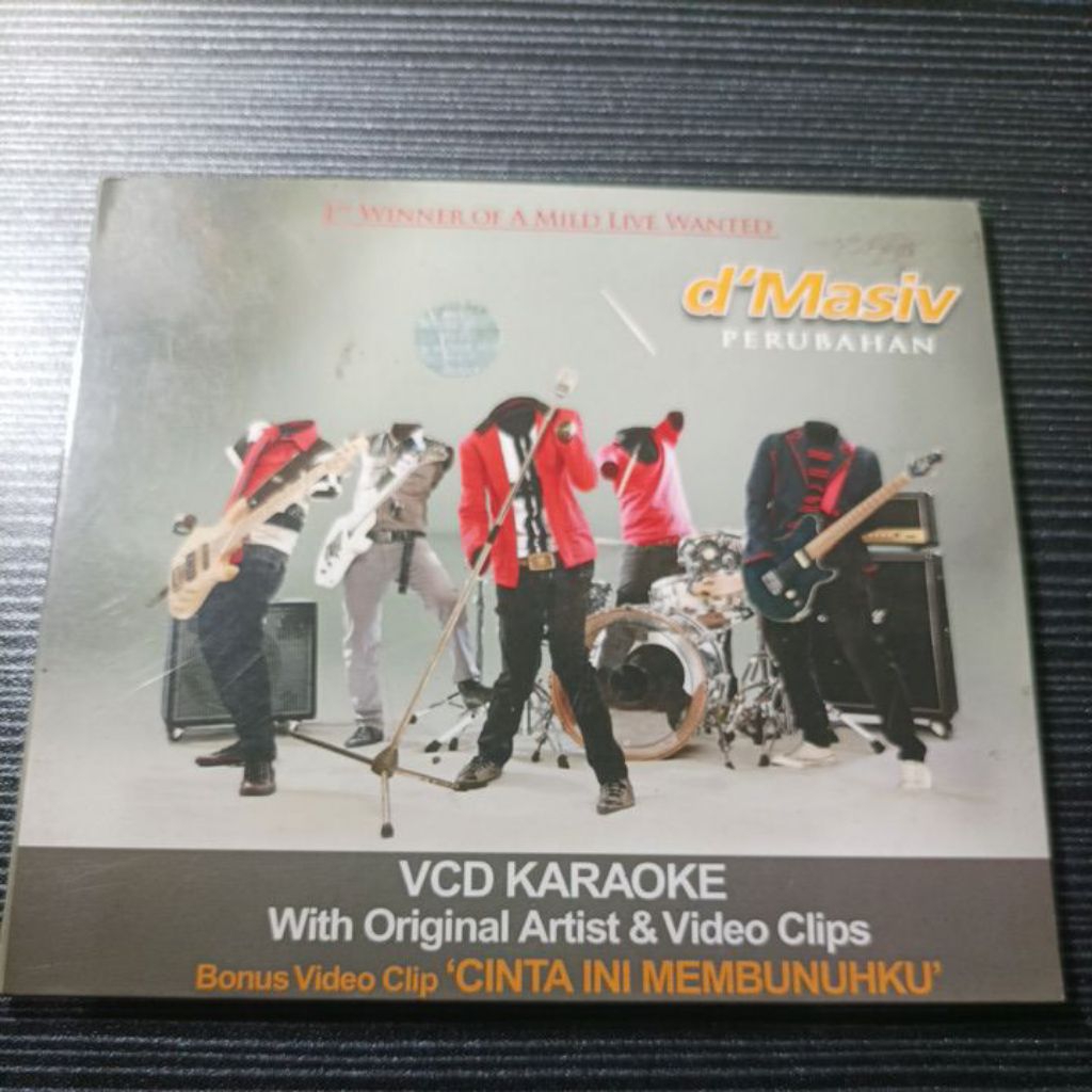 VCD KARAOKE ORIGINAL D'MASIV - PERUBAHAN / INDONESIA RELEASES