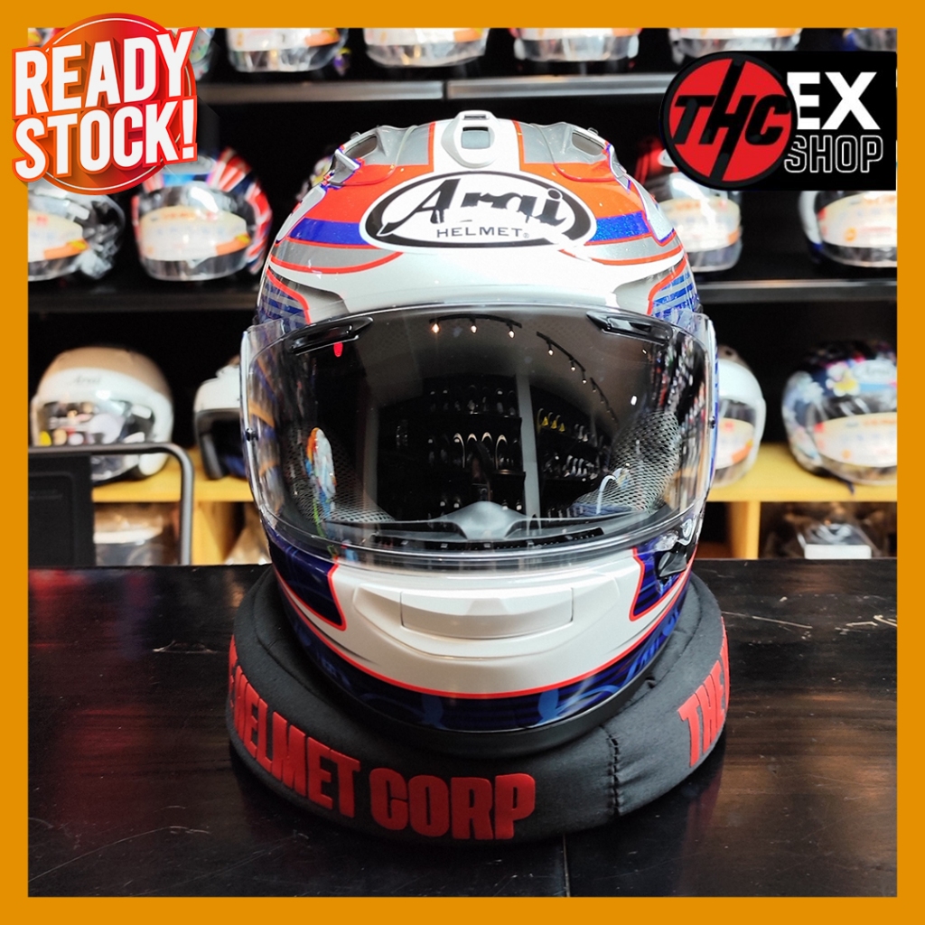 HELM ARAI RX7X PEDROSA QATAR SIZE S 2ND FULL FACE HELMET SECOND