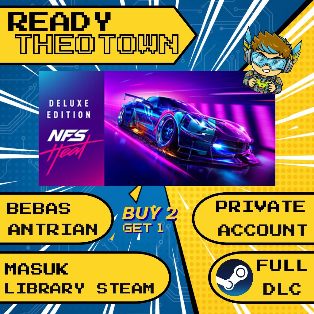 BELI 2 GRATIS 1 Need for Speed Heat Steam Full Version + DLC Private Non-Sharing Masuk Library
