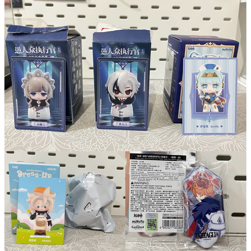 [READY] Official Genshin Impact Figure Fatui Harbinger Figure Childe Figure Columbina Fatui Figure A