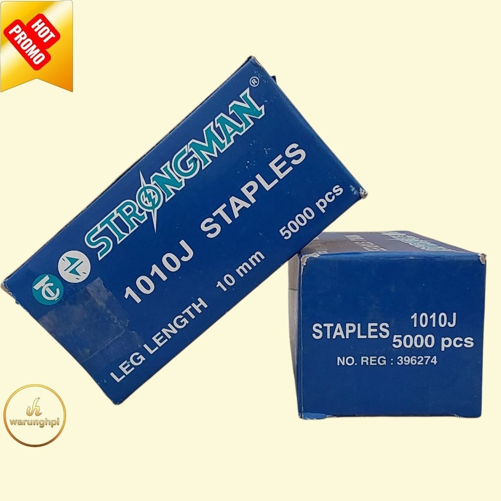 Isi Staples Tembak Strongman 1010J Kuat dan Tebal
